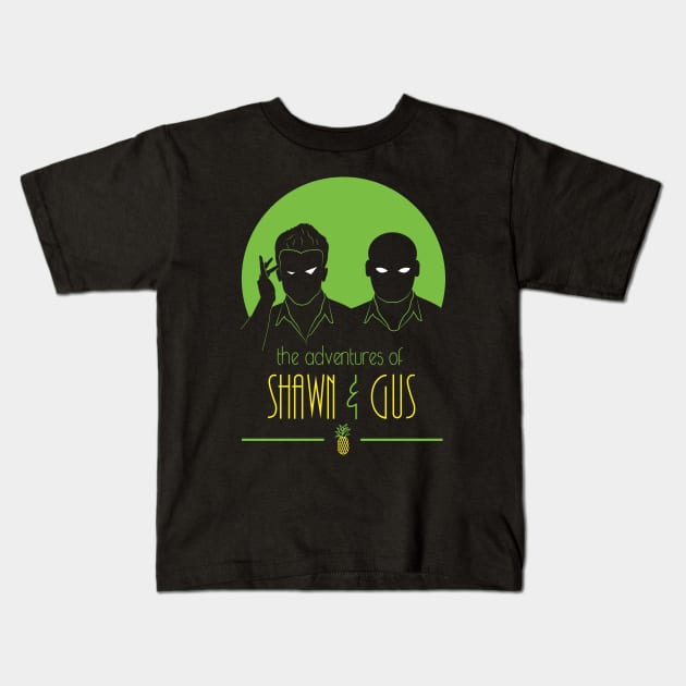 The Adventures of Shawn and Gus Kids T-Shirt by BenGen4927